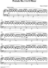 Prelude No. 3 in E Minor