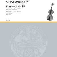 Concerto en ré - Concerto in D - Piano Score and Solo Part