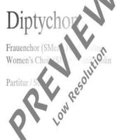 Diptychon - Choral Score