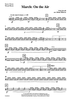 March: On the Air - Snare Drum/Wood Block
