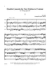 Double Concerto for Two Violins - Score
