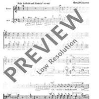 Vier Gedichte - Choral Score