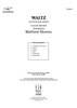 Waltz (La plus que lente) - Contents