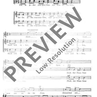 Jugoslawische Hochzeitslieder - Choral Score