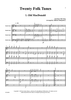 Twenty Folk Tunes for Bass Quartet (or Trio) - Score