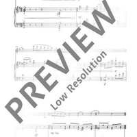 To Notice Such Things - Piano Score and Solo Part