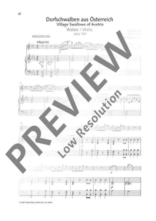 Village Swallows of Austria in E flat major