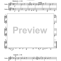 Fifteen Violin Duets Arranged from keyboard works of the Baroque Era