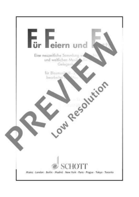 Für Feiern und Feste - Horn Iii In Eb