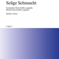 Selige Sehnsucht - Choral Score