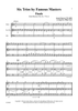 Six Trios by Famous Masters - Score