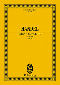 Organ Concerto No. 2 B Major - Full Score