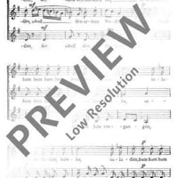 Auf einem Baum ein Kuckuck saß - Choral Score