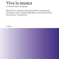 Viva la musica - Choral Score