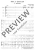 Alles zu seiner Zeit - Choral Score
