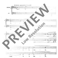 Es ist ein Gesang in meinen Sommer gefallen - Choral Score