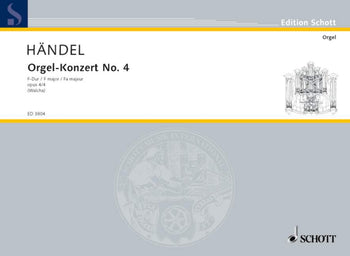 Organ Concerto No. 4 F Major - Organ Reduction
