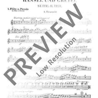 Hansel and Gretel - Score and Parts