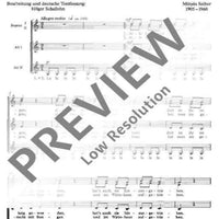 Alle Leut' sind ausgegangen - Choral Score