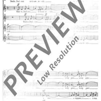 Drei französische Chöre - Choral Score