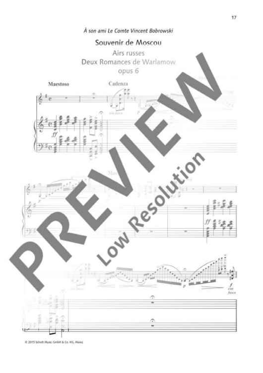 Souvenir de Moscou/Airs russes