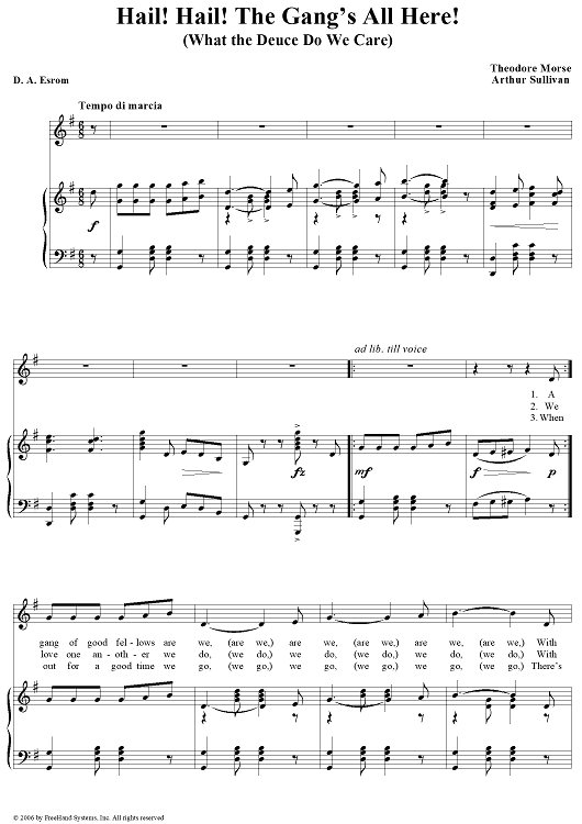 Hail! Hail! The Gang's All Here!