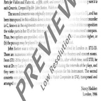 Concerto No. 2 C major - Score