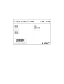 Konzertante Musik - Set of Parts