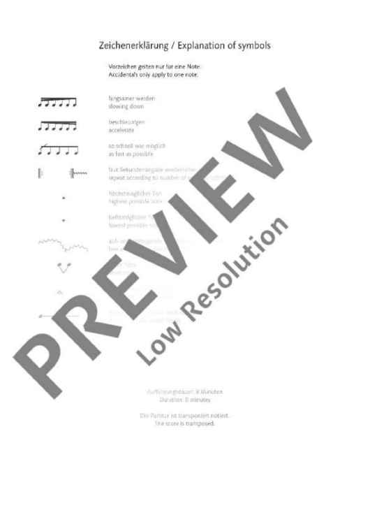 Wind Quintet No. 1 - Score and Parts