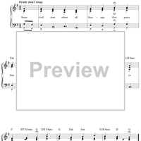 Come Unto Me, Ye Weary / Praise God From Whom All Blessings Flow