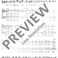 ... was dem Herzen kaum bewusst ... - Choral Score