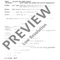 Armer, kleiner Tanzbär - Choral Score