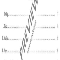 Epistolae - Choral Score