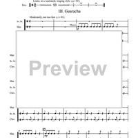 Five Dances for Five Clarinets - Percussion