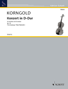 Concerto in D major - Piano Score With Solo Part