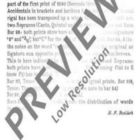 Madrigale - Choral Score