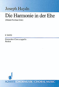 Die Harmonie in der Ehe - Choral Score