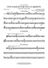 Five Dances for Five Clarinets - Timpani / Bells