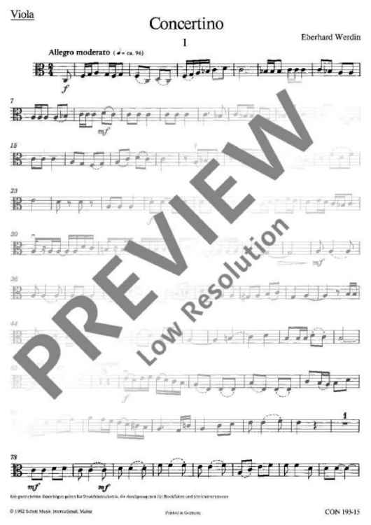 Concertino - Viola