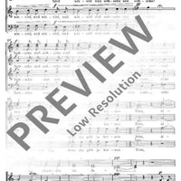 Fünf Chöre - Choral Score