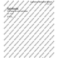 Spirituals - Score