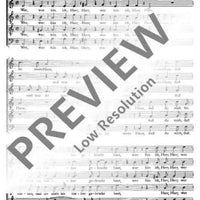 Wer bin ich, Herr - Choral Score
