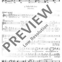 Europäische Volks- und Kinderlieder - Choral Score