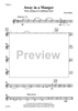 Away in a Manger: Three settings of a traditional Carol - Violin 1