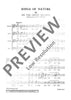 Songs of Nature - Choral Score