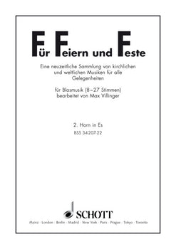 Für Feiern und Feste - Eb Horn 2
