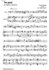 Tre Pezzi - Score