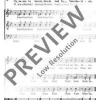 Vier russische Volkslieder - Choral Score