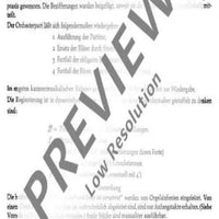 Sinfonia D major - Organ Reduction