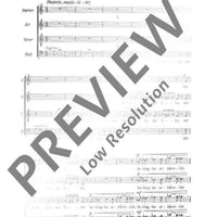 Kantate Nr. 5 - Choral Score